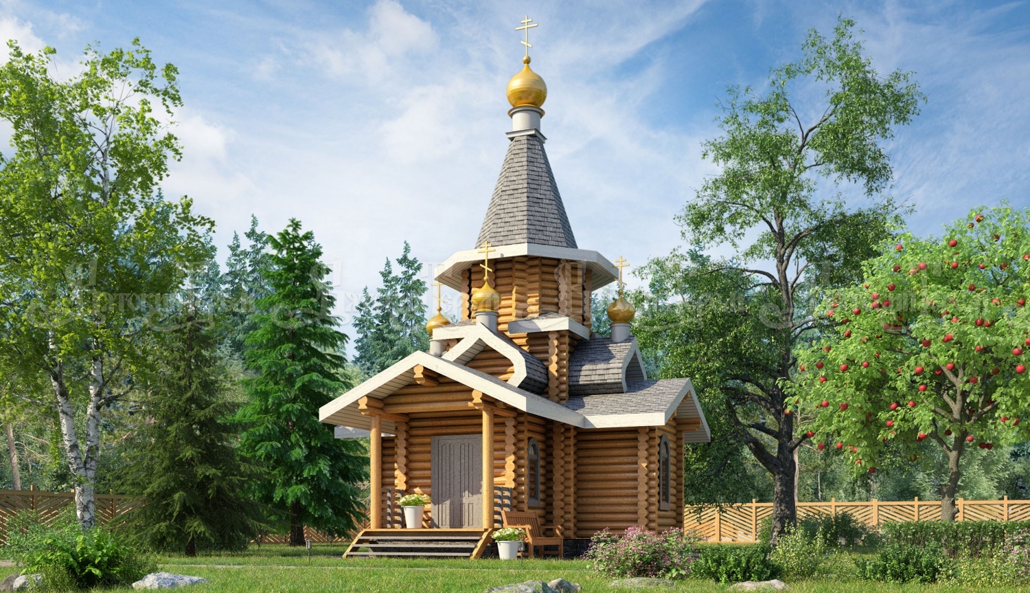 Церковь на березовой роще Новосибирск