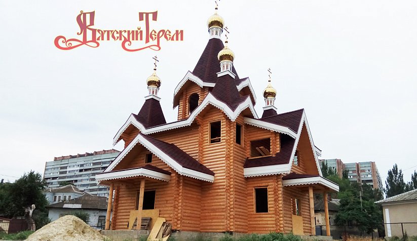 Проект деревянной церкви фотография